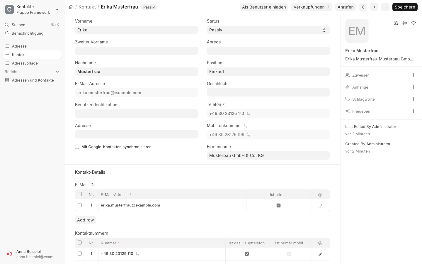 Kontaktformular mit Telefonsymbolen