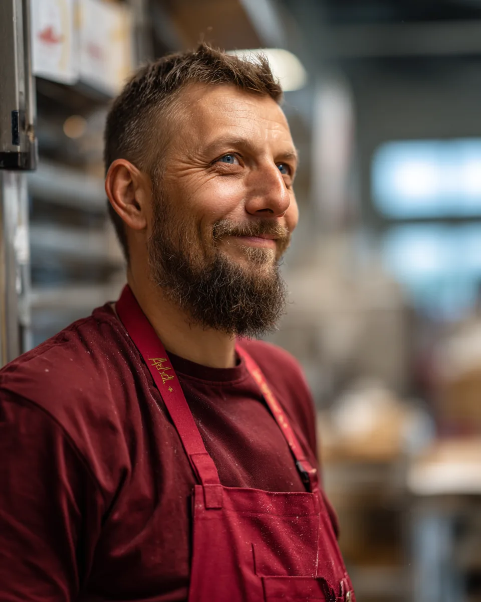 Mitarbeiter in der Produktion