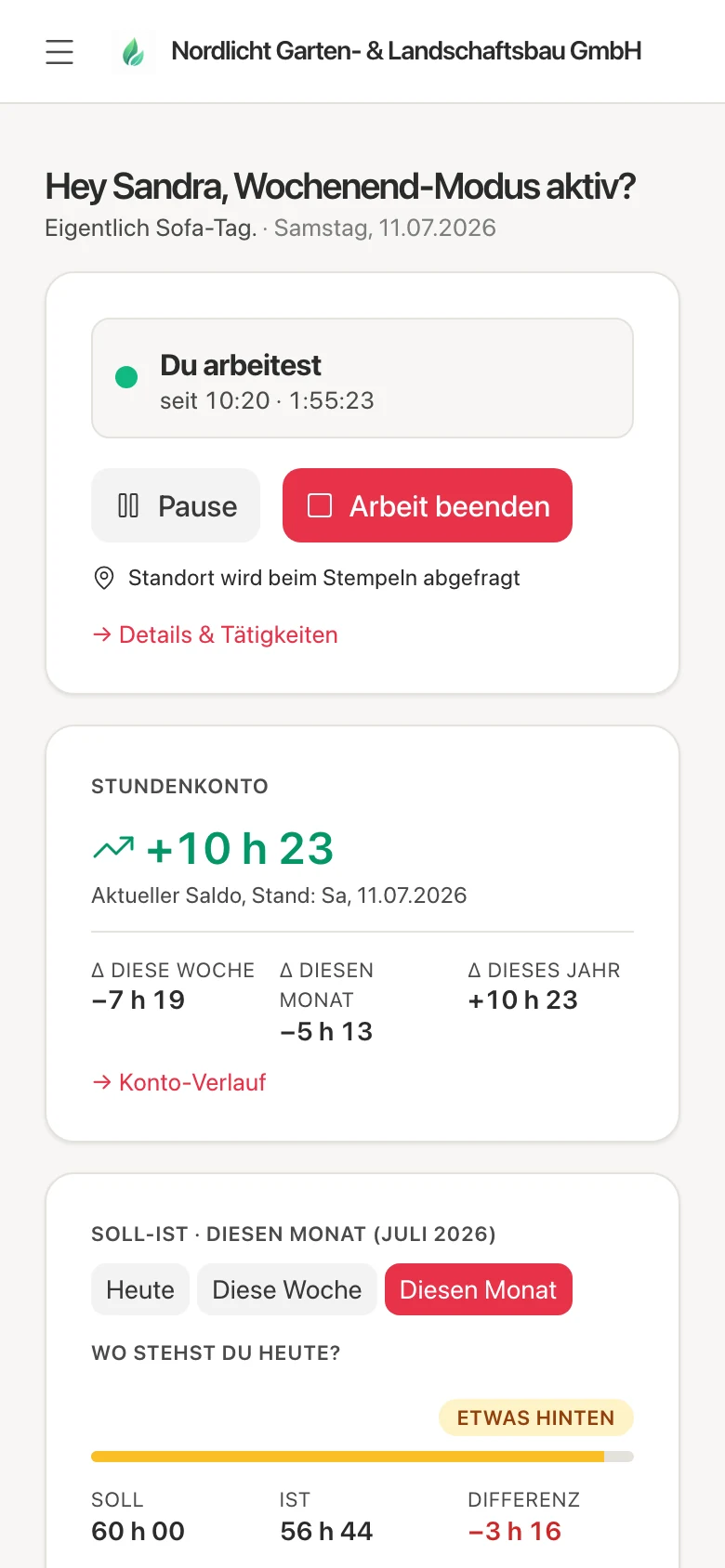 itsdave HR als installierte App auf dem Smartphone